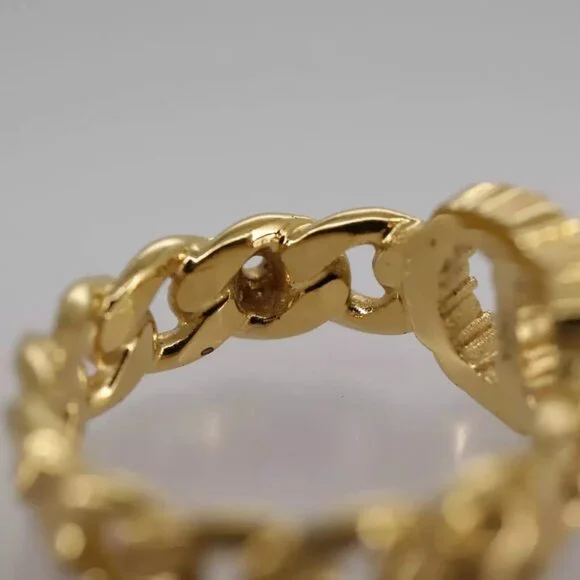 Christian Dior Ring metal Gold Auth